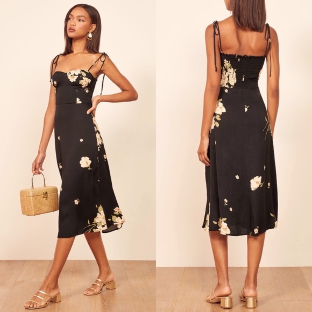 Reformation Saldana Midi Sundress in KIARA size 8